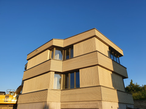 Fassaden mit Roggenmehl - Lasur behandelt